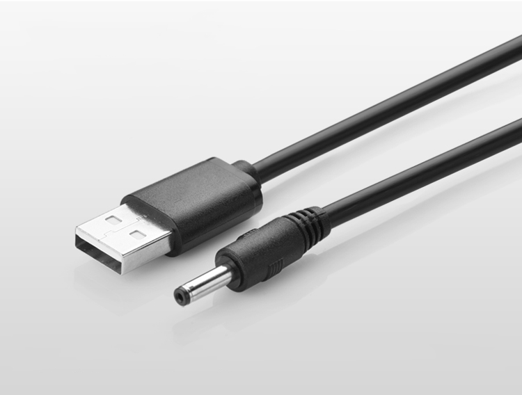 usb轉(zhuǎn)DC3.5mm充電線，聯(lián)鑫德誠充電線定制生產(chǎn)廠家
