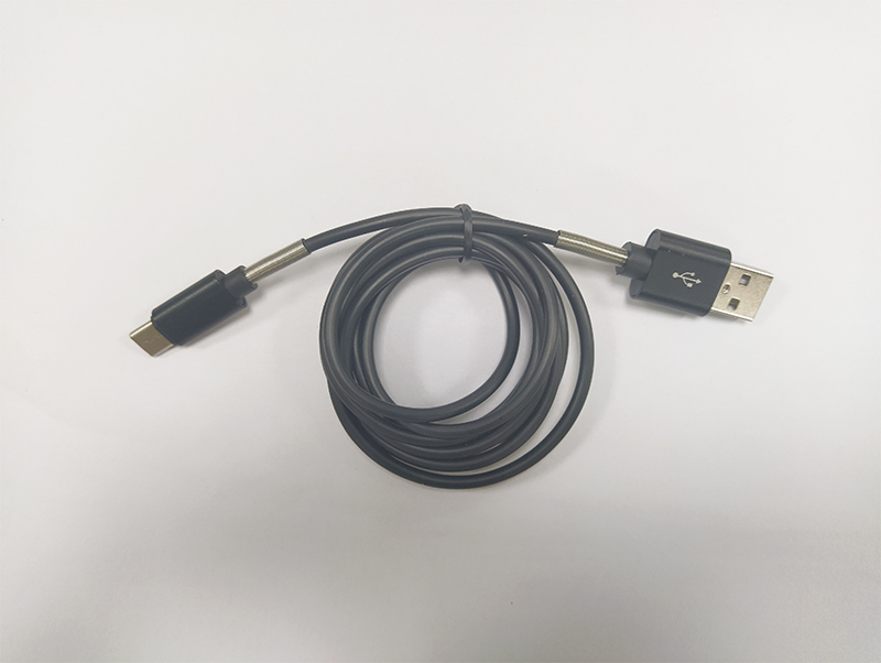4芯半彈簧USB/Type-C數(shù)據(jù)線，PVC數(shù)據(jù)線生產(chǎn)廠家